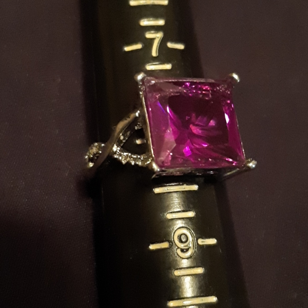 PRICE DROP!! Amethyst "X" Ring!!